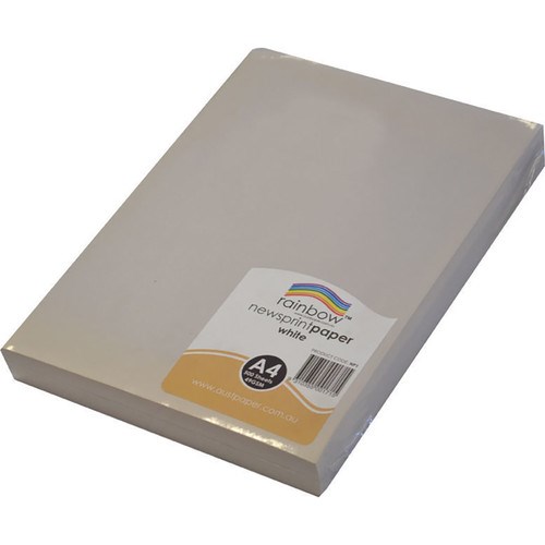 Rainbow Newsprint Paper 49gsm 210mm x 297mm Pack of 500_2